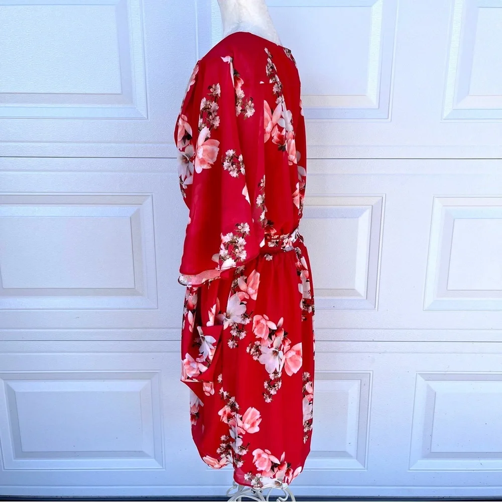 City Chic Sacred Lotus Dress - Size 20